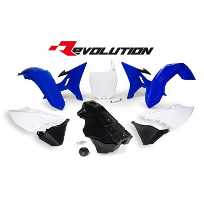 Kit de plásticos RTECH REVOLUTION YAMAHA YZ 125, YZ 250, WR 250 (2002-2021)