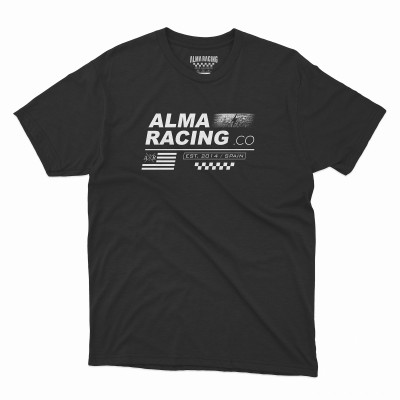 Camiseta de Manga Corta Alma Racing tejido de algodón de calidad superior