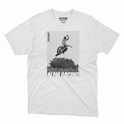 Camiseta de Manga Corta Alma Racing tejido de algodón de calidad superior