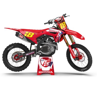 Kit Adhesivos Completo Honda CR CRF 125 250 450 Mod: Réplica Lawrence 2024
