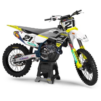 Adhesivos para HUSQVARNA TE TC FE FC 125 250 300 350 450 Mod. Serial '24 Grey