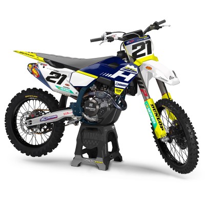 Adhesivos para HUSQVARNA TE TC FE FC 125 250 300 350 450 Mod. Serial '24 Blue