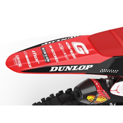 Kit adhesivos completo para GasGas MC EC 125 250 350 450. Mod. Basic Red Black '24