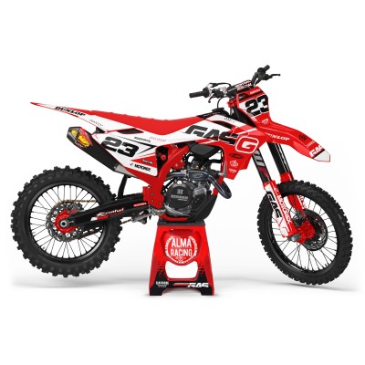 Kit adhesivos completo para GasGas MC EC 125 250 350 450. Mod. Basic RedWhite '24