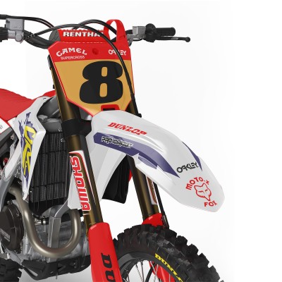 Kit Adhesivos Completo Honda CR CRF 125 250 450 – Modelo Retro95 Blue