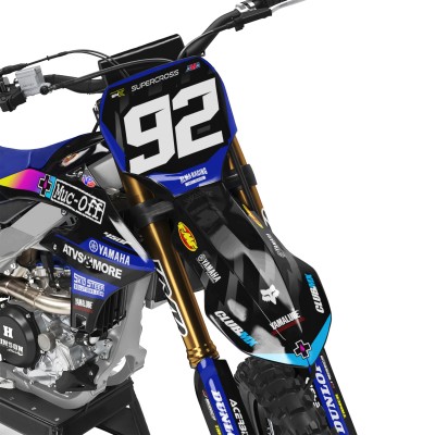Kit adhesivos completo para YAMAHA YZ / YZF / WRF Modelo Muc Off Black