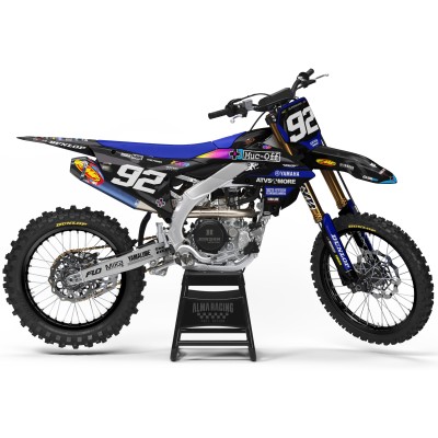 Kit adhesivos completo para YAMAHA YZ / YZF / WRF Modelo Muc Off Black
