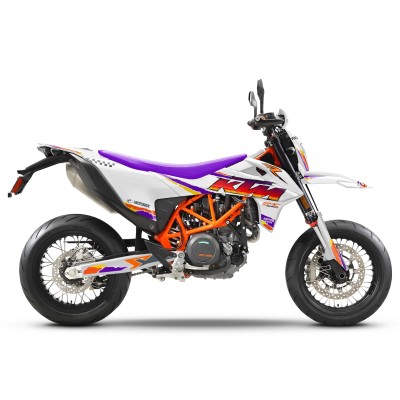 Kit Adhesivos Completo Personalizado KTM SMC 690 Modelo Vintage WH