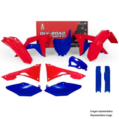 Kit de plásticos RTECH HONDA CRF 250 R, CRF 450 R (2019, 2020, 2021)