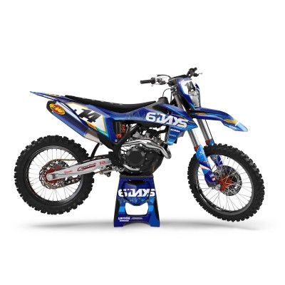 Kit adhesivos Personalizado para KTM EXC / SXF 125 250 350 450 Mod. 6Days Italia 2