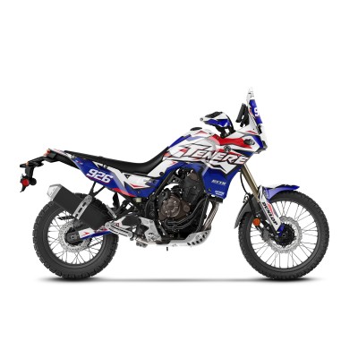 Adhesivos Personalizados Yamaha Ténéré 700 (T7)  Modelo: Blaze Factory