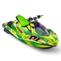 Kit Adhesivos personalizados para Moto de Agua Sea Doo Spark Mod.: Lime
