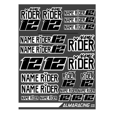 Set Adhesivos RIDER ID