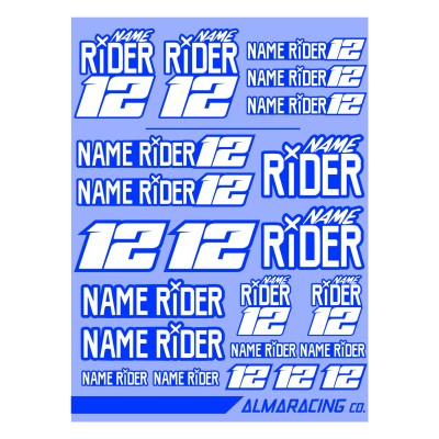 Set Adhesivos RIDER ID