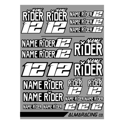Set Adhesivos RIDER ID