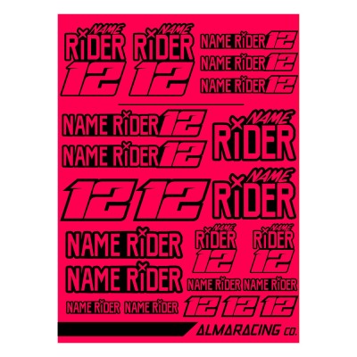 Set Adhesivos RIDER ID