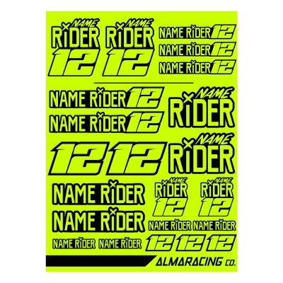 Set Adhesivos RIDER ID