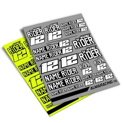 Set Adhesivos RIDER ID