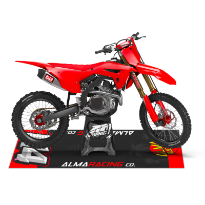 Alfombra personalizada para Taller Paddock de Enduro Motocross
