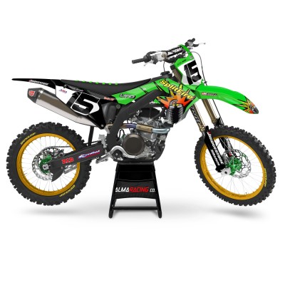 Kit adhesivos completo para KAWASAKI KX KXF 125 250 450 Mod. Splitfire