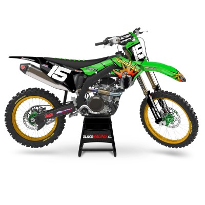 Kit adhesivos completo para KAWASAKI KX KXF 125 250 450 Mod. Splitfire