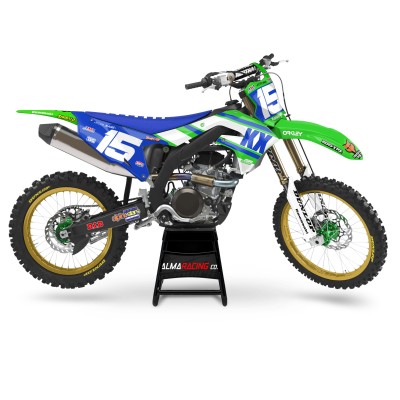 Kit adhesivos completo para KAWASAKI KX KXF 125 250 450 Mod. Retro 89