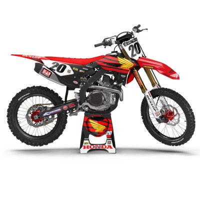Kit Adhesivos Completo para Honda CR CRF 125 250 450 – Mod. Retro V1