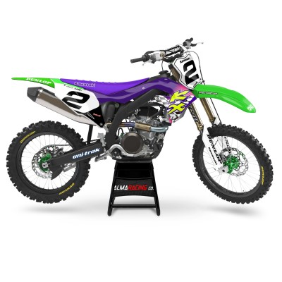 Kit adhesivos completo para KAWASAKI KX KXF 125 250 450 Mod. Replica 1996