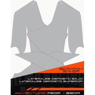 Kit protección de depósito para KTM Adventure 790 / 890 R Rally