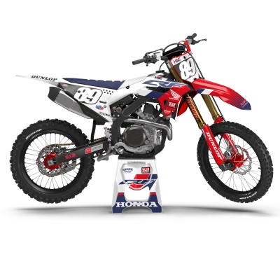 Kit Adhesivos Completo Honda CR CRF 125 250 450 – Blue Red 23