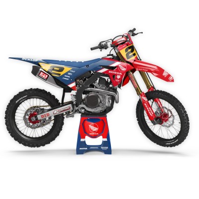 Kit Adhesivos Completo Honda CR CRF 125 250 450 Mod: Apalaches